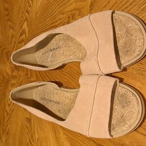 Lucky brand flats pink women's 11